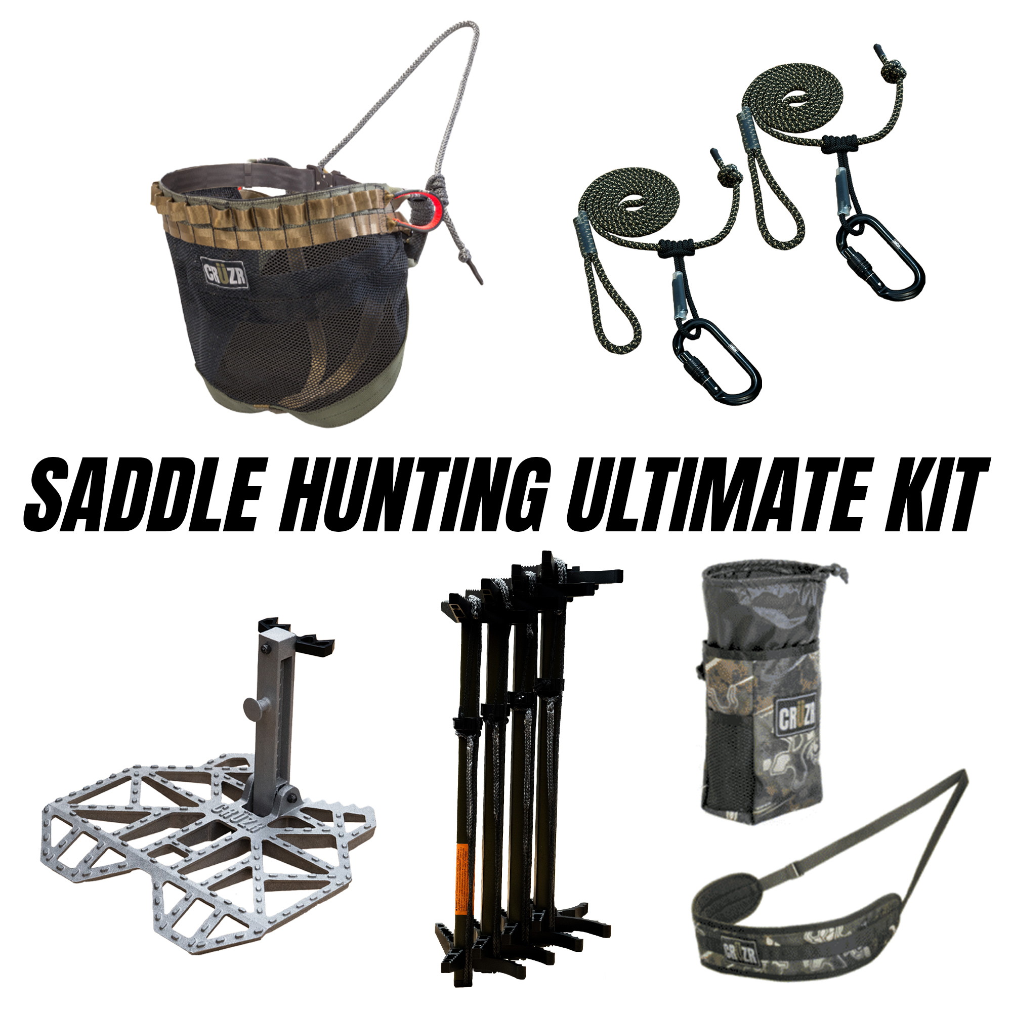 Saddle Hunting Gear - Platforms, Sticks, Ropes & More | CRUZR